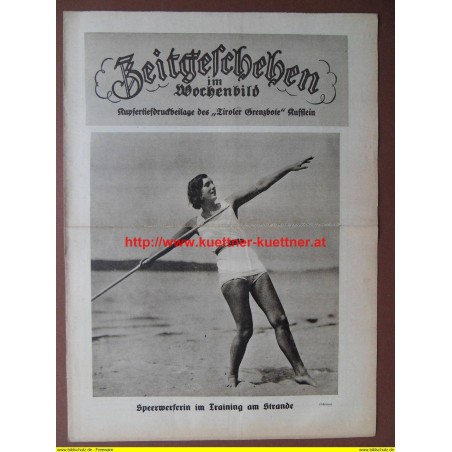 Zeitgeschehen im Wochenbild / Kupfertiefdruckbeilage Nr. 29 / 1929