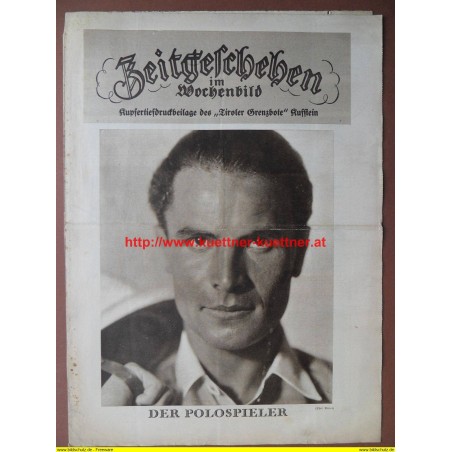 Zeitgeschehen im Wochenbild / Kupfertiefdruckbeilage Nr. 36 / 1929
