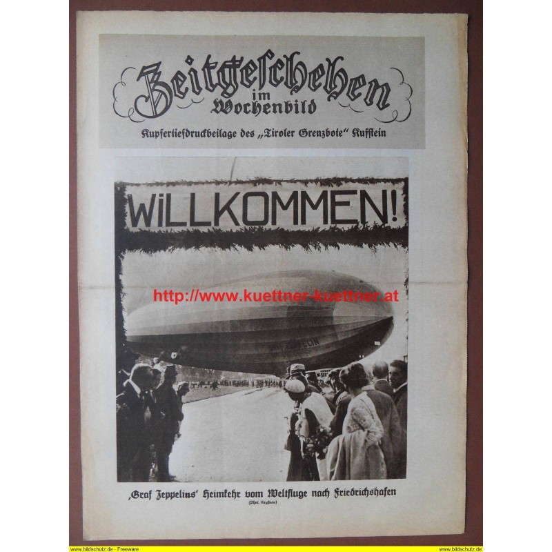 Zeitgeschehen im Wochenbild / Kupfertiefdruckbeilage Nr. 37 / 1929 Zeitgeschehen im Wochenbild / Kupfertiefdruckbeilage Nr. 37 / 1929
