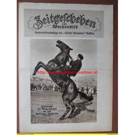 Zeitgeschehen im Wochenbild / Kupfertiefdruckbeilage Nr. 42 / 1929