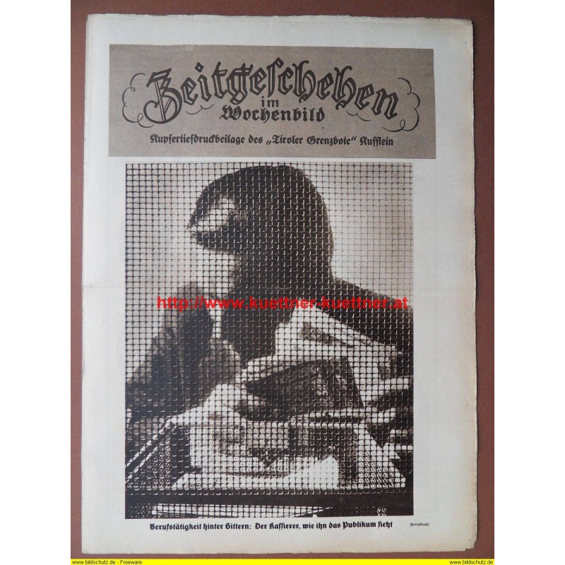 Zeitgeschehen im Wochenbild / Kupfertiefdruckbeilage Nr. 48 / 1929