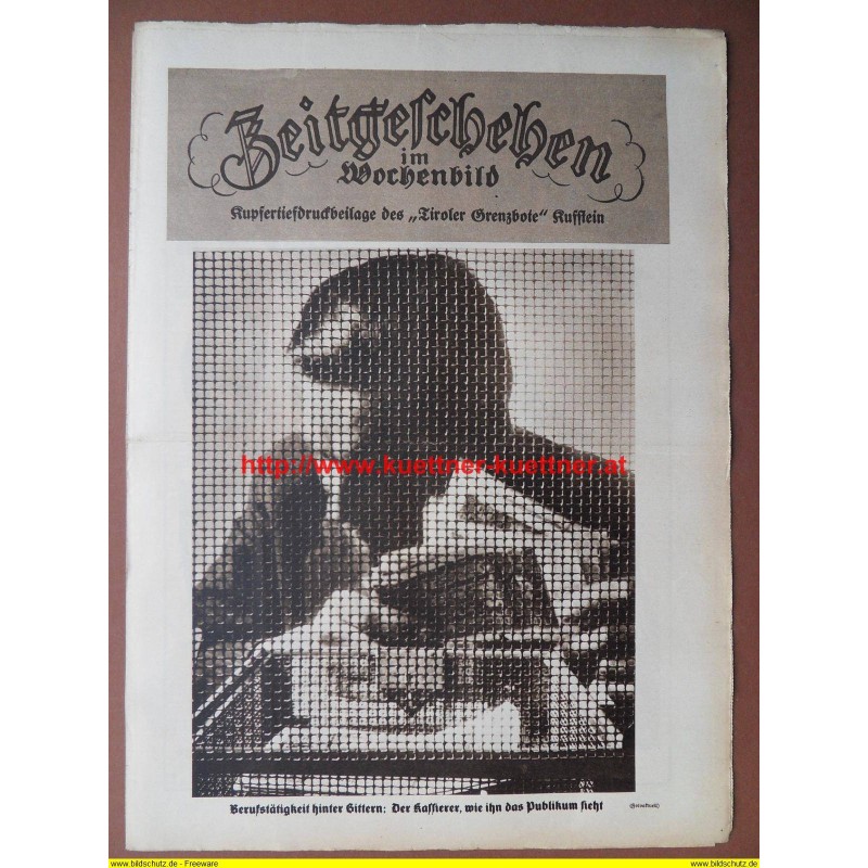 Zeitgeschehen im Wochenbild / Kupfertiefdruckbeilage Nr. 48 / 1929 Zeitgeschehen im Wochenbild / Kupfertiefdruckbeilage Nr. 48 / 1929