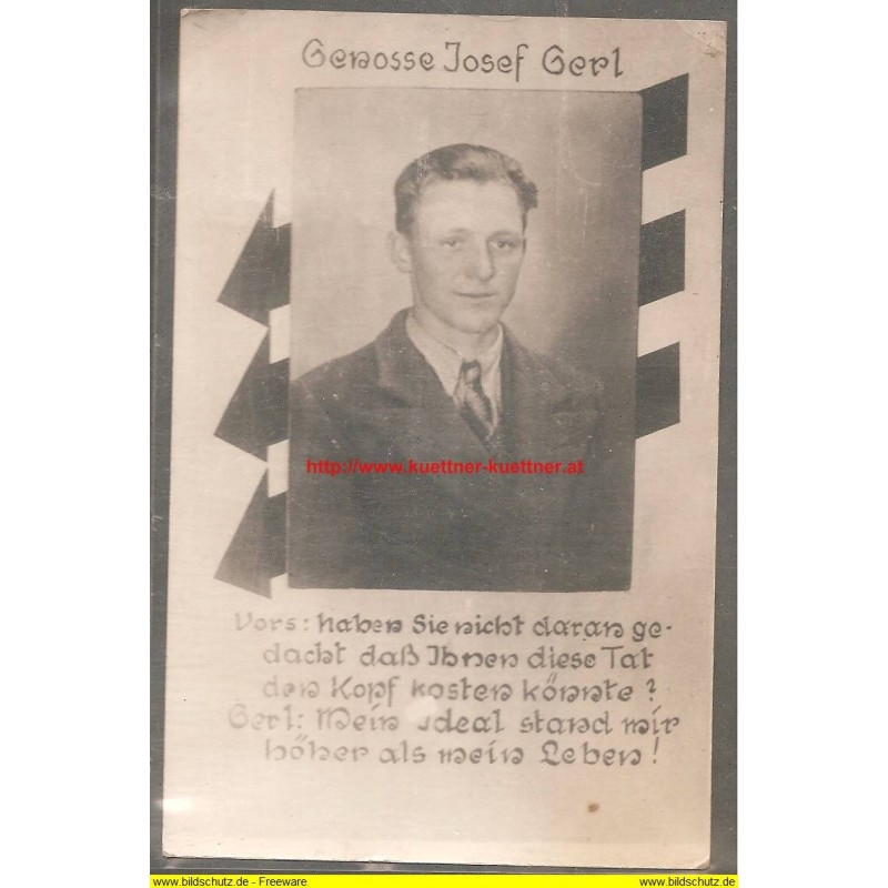 AK - Genosse Josef Gerl (Sozialist) AK - Genosse Josef Gerl (Sozialist)