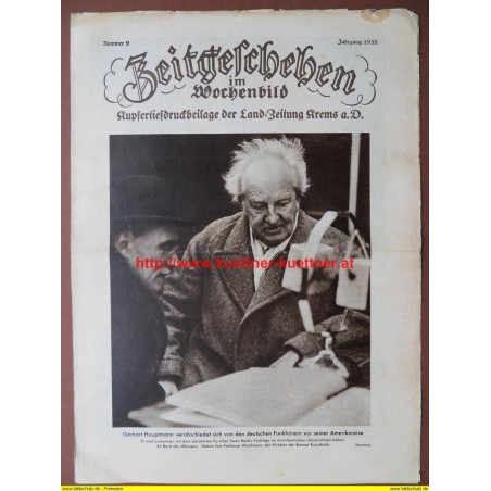 Zeitgeschehen im Wochenbild / Kupfertiefdruckbeilage Nr. 09 / 1932