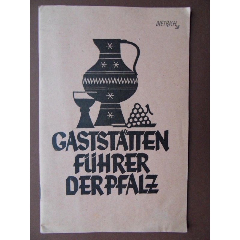 Gaststättenführer der Pfalz (1929) Gaststättenführer der Pfalz (1929)
