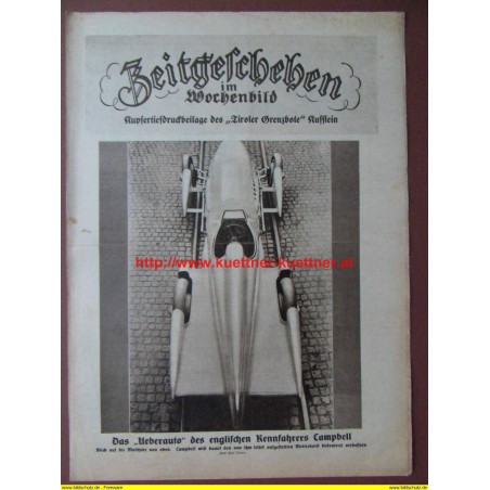 Zeitgeschehen im Wochenbild / Kupfertiefdruckbeilage Nr. 4 / 1929