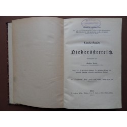 Landeskunde von Niederösterreich von Gustav Rusch