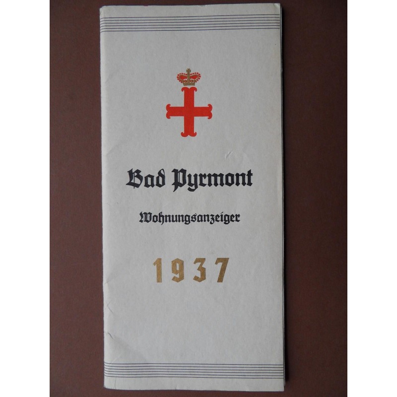 Prospekt Bad Pyrmont - 1937 Prospekt Bad Pyrmont - 1937