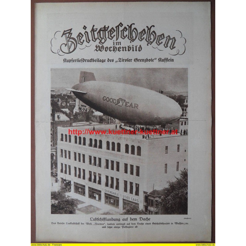 Zeitgeschehen im Wochenbild / Kupfertiefdruckbeilage Nr. 45 / 1928 Zeitgeschehen im Wochenbild / Kupfertiefdruckbeilage Nr. 45 / 1928
