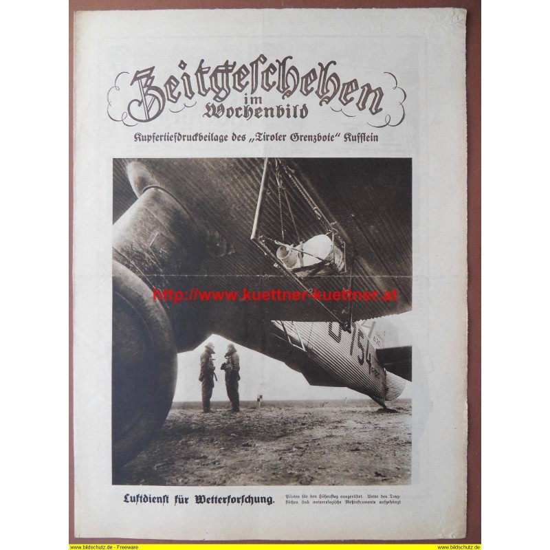 Zeitgeschehen im Wochenbild / Kupfertiefdruckbeilage Nr. 04 / 1930 Zeitgeschehen im Wochenbild / Kupfertiefdruckbeilage Nr. 04 / 1930