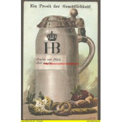 AK - Ein Prosit der Gemütlichkeit - Münchner Kindl (1912)