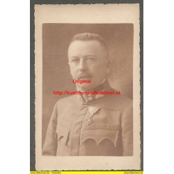 AK - Foto - I WK - Porträtfoto, Franz Josef Orden (14cm x 8,5cm) 