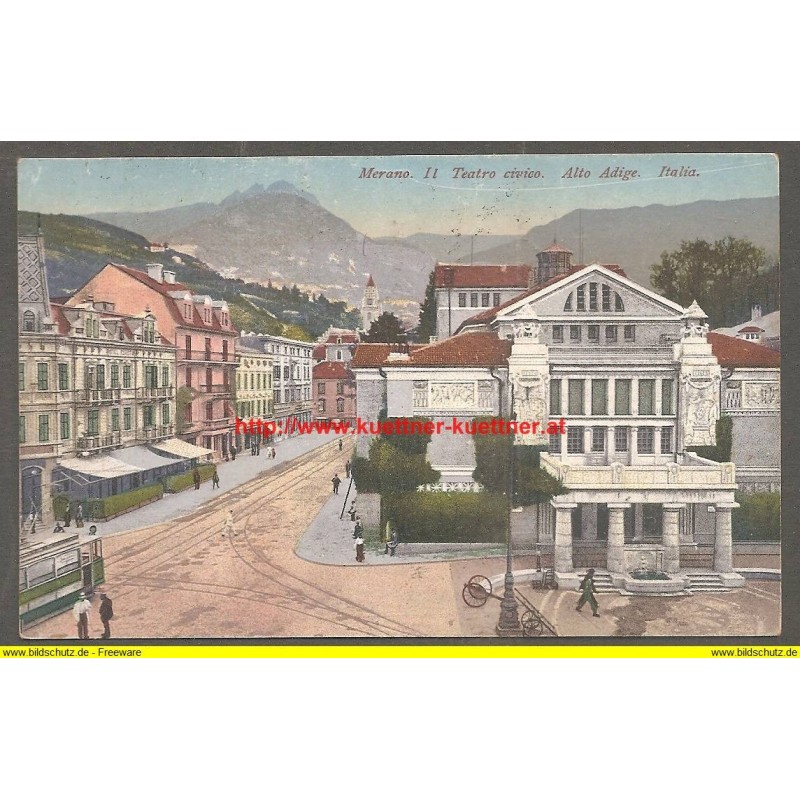 AK - Merano - Il Teatro civico - Alto Adige AK - Merano - Il Teatro civico - Alto Adige