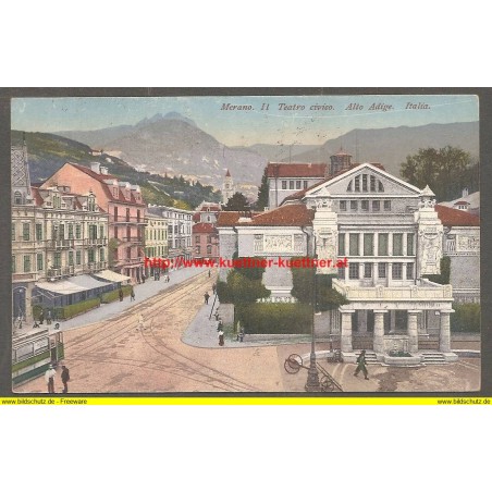 AK - Merano - Il Teatro civico - Alto Adige
