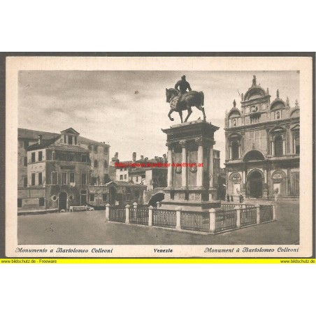 AK - Venezia - Monumento a Bartolomeo Colleoni (Italien) 