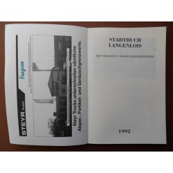 Stadtbuch Langenlois mit Straßen- und Häuserverzeichnis (1992)