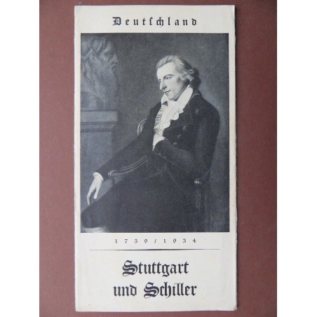 Prospekt Stuttgart und Schiller - 1934