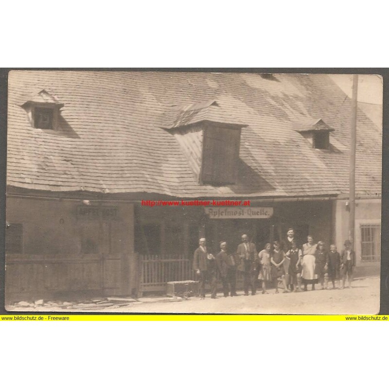 AK - Apfelmost Ausschank - Apfelmost-Quelle um 1900 AK - Apfelmost Ausschank - Apfelmost-Quelle um 1900
