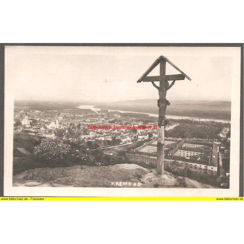 AK - Krems - Blick vom Kreuzberg