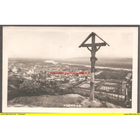 AK - Krems - Blick vom Kreuzberg