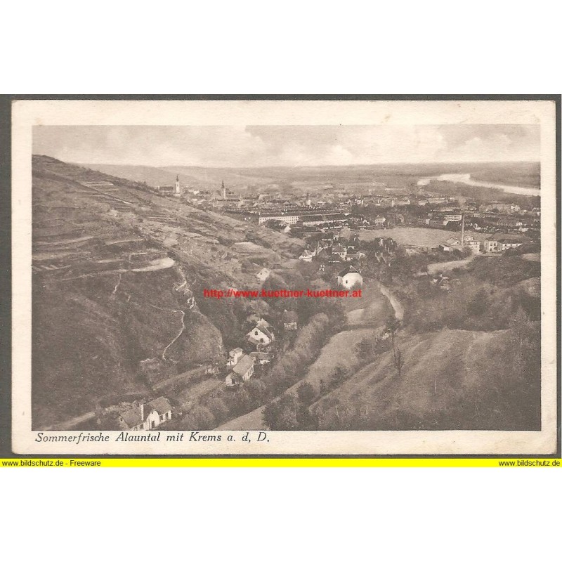 AK - Sommerfrische Alauntal mit Krems a. d. D. - 1928