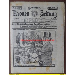 Illustrierte Kronen Zeitung Wien, Donnerstag, den 23. September 1937 