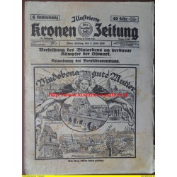 Illustrierte Kronen Zeitung Wien, Freitag, den 3. Juni 1938 