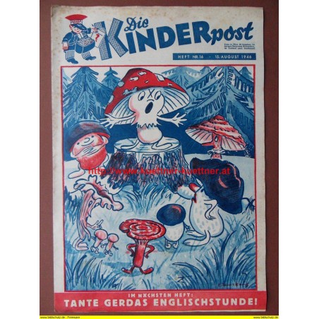 Die Kinderpost Heft Nr. 16 - 15. August 1946 