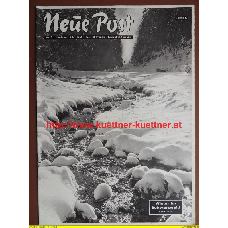 Neue Post Nr. 3 / 20.1.1962 / Adel News Neue Post Nr. 3 / 20.1.1962 / Adel News