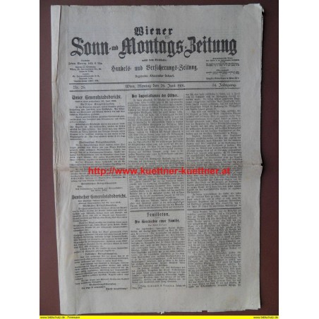 Wiener Sonn- und Montags-Zeitung / Nr. 26 / 26. Juni 1916