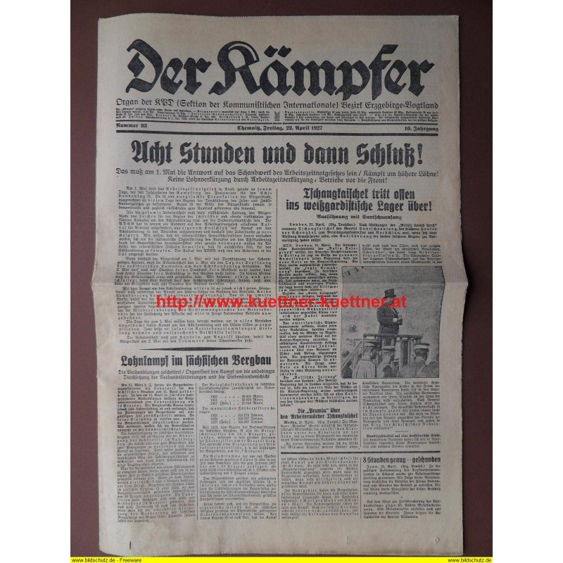 Der Kämpfer - 22. April 1927