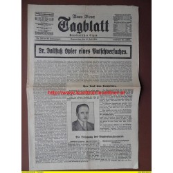 Neues Wiener Tagblatt / 26. Juli 1934 (Kanzler Dollfuß)