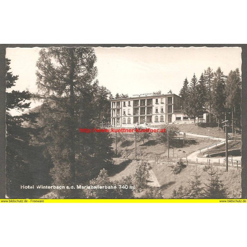 AK - Hotel Winterbach a. d. Mariazellerbahn