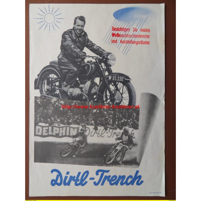 Werbeblatt - Delphin Dirtl-Trench - BMW Motorrad