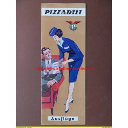 Prospekt Pizzadili - Ausfluege Italien 1965