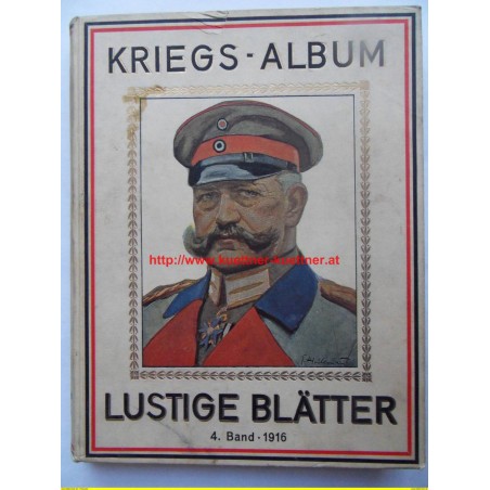 Kriegsalbum - Lustige Blätter - 4. Band 1916