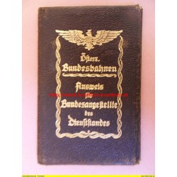 Ausweis für Bundesangestellte des Dienststandes (1933) ÖBB