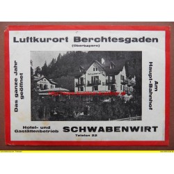 Kofferaufkleber Hotel Schwabenwirt Berchtesgaden