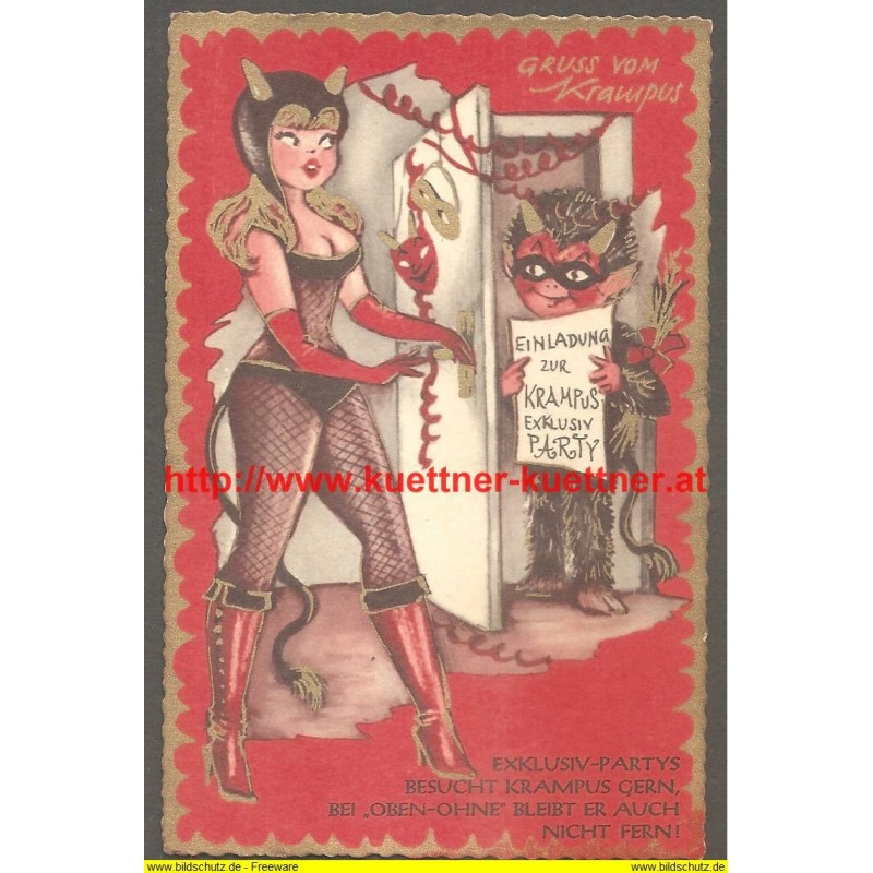 AK - Gruß vom Krampus - Exklusiv-Party (1544) AK - Gruß vom Krampus - Exklusiv-Party (1544)