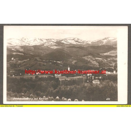 AK - Deutschlandsberg mit Koralpe