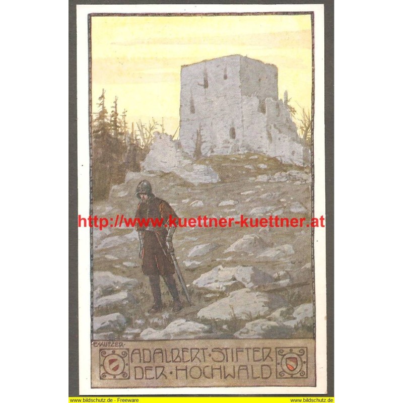 AK - Adalbert Stifter - Nr. 27 - Der Hochwald - E. Kutzer AK - Adalbert Stifter - Nr. 27 - Der Hochwald - E. Kutzer