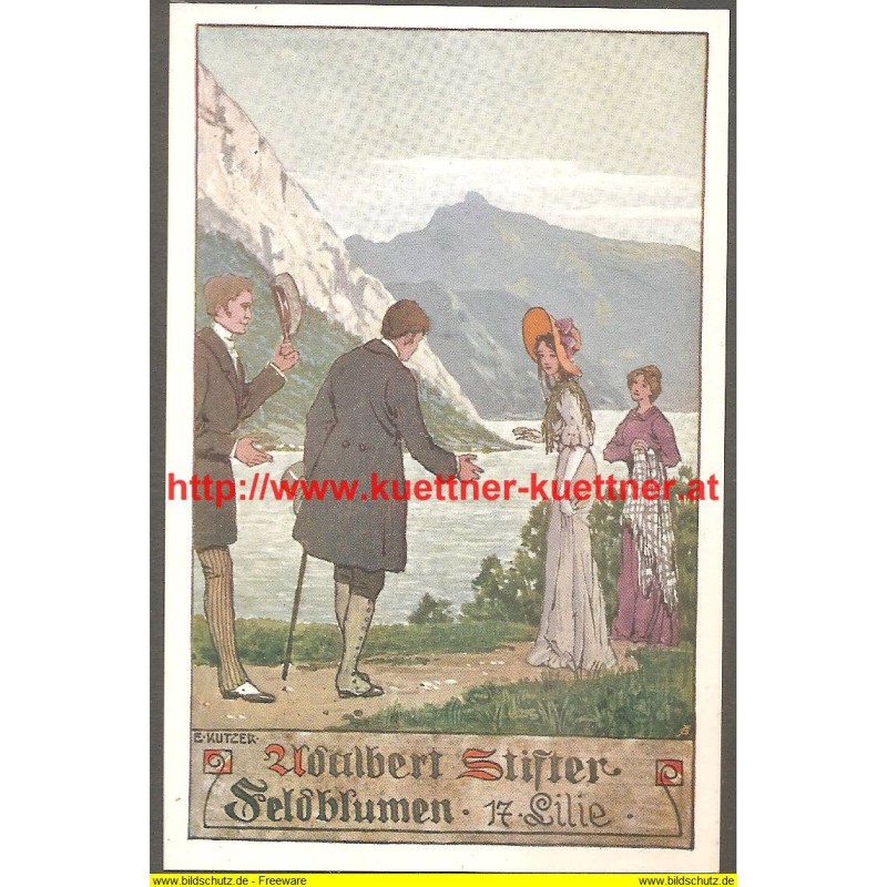 AK - Adalbert Stifter - Nr. 29 - Feldblumen - E. Kutzer AK - Adalbert Stifter - Nr. 29 - Feldblumen - E. Kutzer