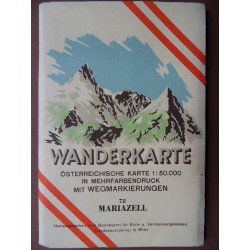 Wanderkarte 72 Mariazell (1963) 
