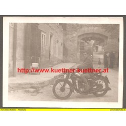 Foto - Dürnstein GH Sänger Blondel - Puch Motorrad (9cm x 12cm) 