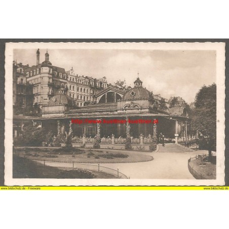 AK - Karlsbad - Kurpark - 1942