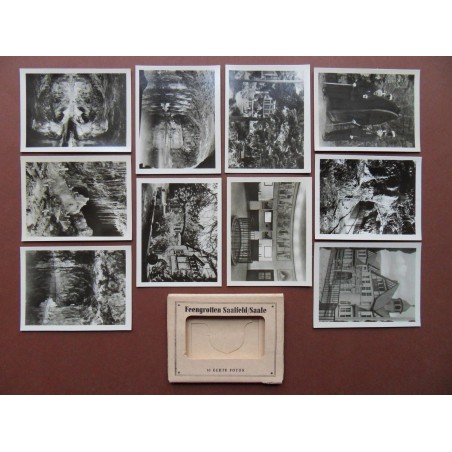 Bilderheftchen - Feengrotten Saalfeld / Saale - 10 Echte Fotos (TH)