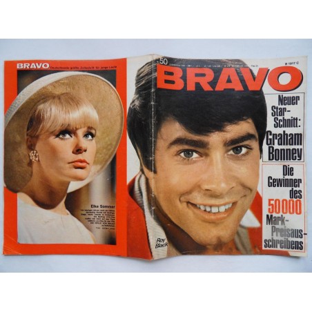 BRAVO - Nr. 50 / 1966 mit Starschnitt Graham Bonney1