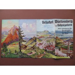 Prospekt Besuchet Württemberg und Hohenzollern 1938