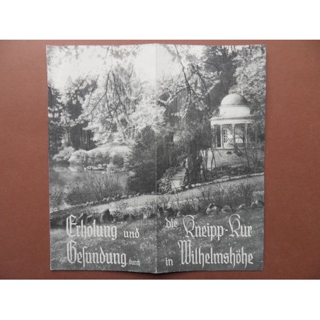 Prospekt Die Kneipp-Kur in Wilhelmshoehe - 1936