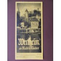 Prospekt Wertheim an Main u. Tauber 1937 (BW)